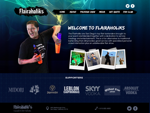 Web Design by mylucena-solutions for Bartenders Pimp | Design: #5745276