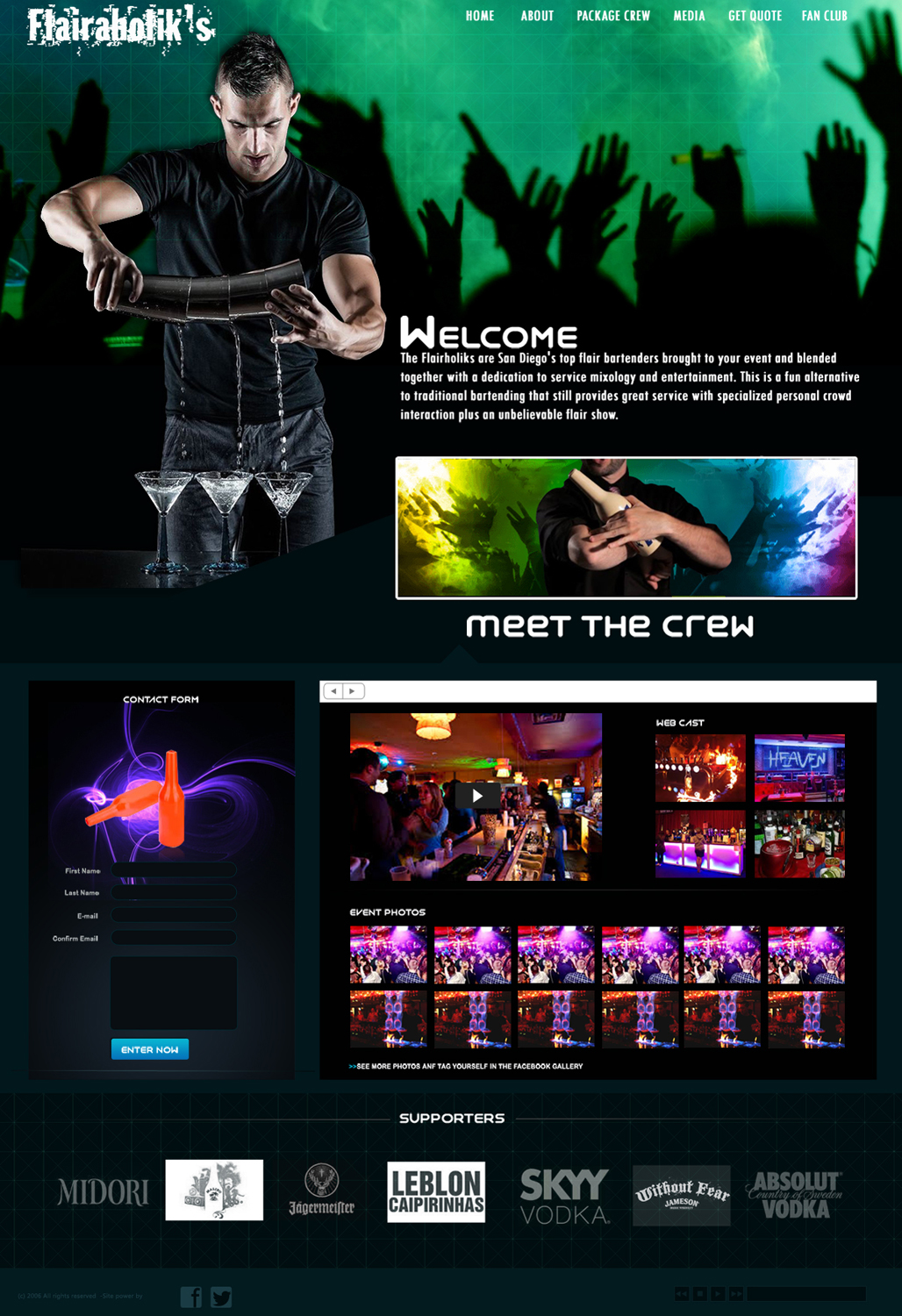 Web Design by mylucena-solutions for Bartenders Pimp | Design #5750377