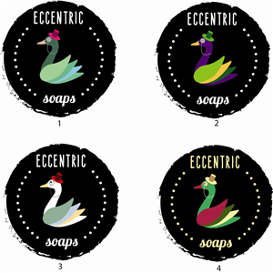 Eccentric soaps  | Diseño de Logo por Birdcage