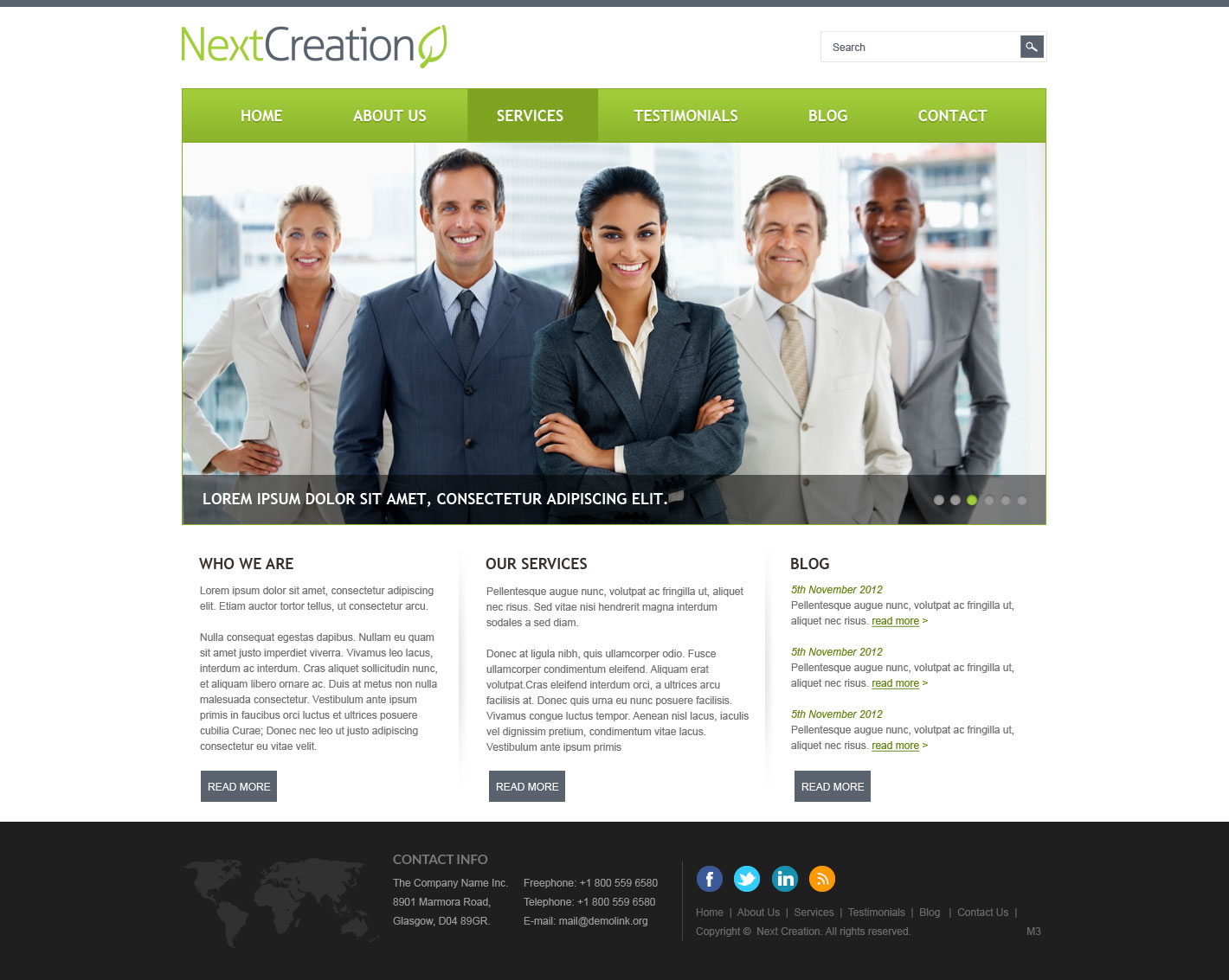 Wordpress Design by pb for this project | Design #1178153
