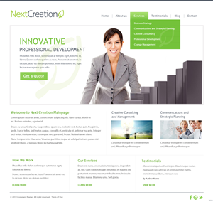 Wordpress Design by pb for this project | Design: #1180970