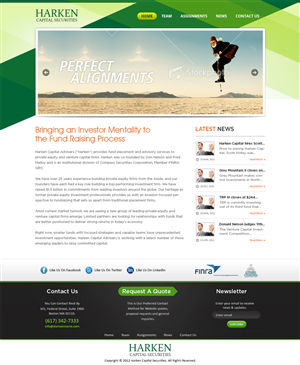 Financial Services Company | Wordpress Design by Mayank Patel