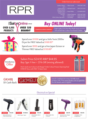 Brochure Design by Tariq Shamim for Laxales Hair and Beauty Supplies | Design #4185740