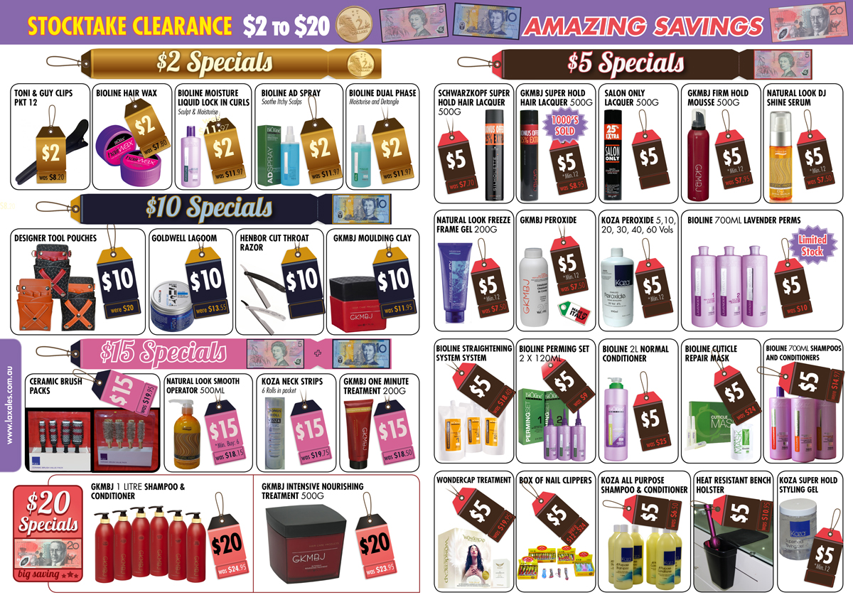 Diseño de Brochure por UrbainFX para Laxales Hair and Beauty Supplies | Diseño #4205385