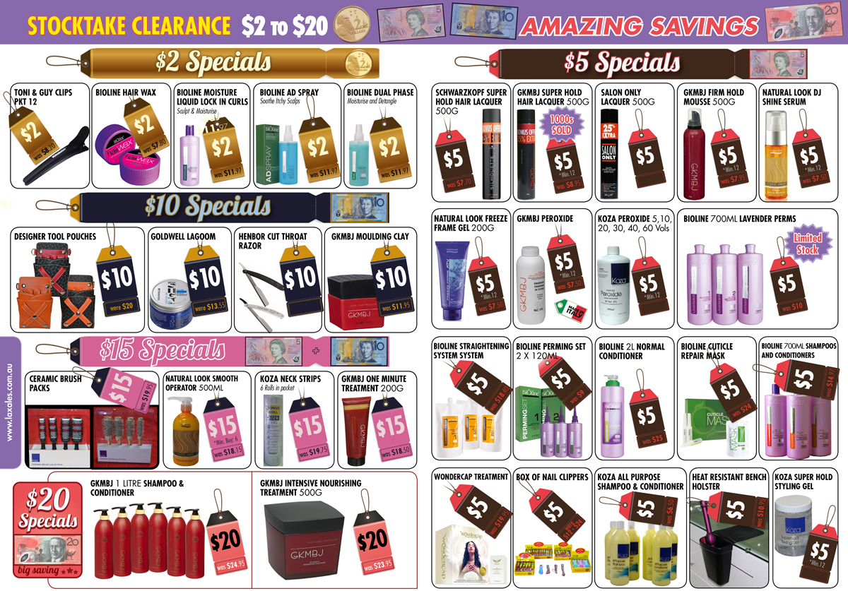 Diseño de Brochure por UrbainFX para Laxales Hair and Beauty Supplies | Diseño #4206496