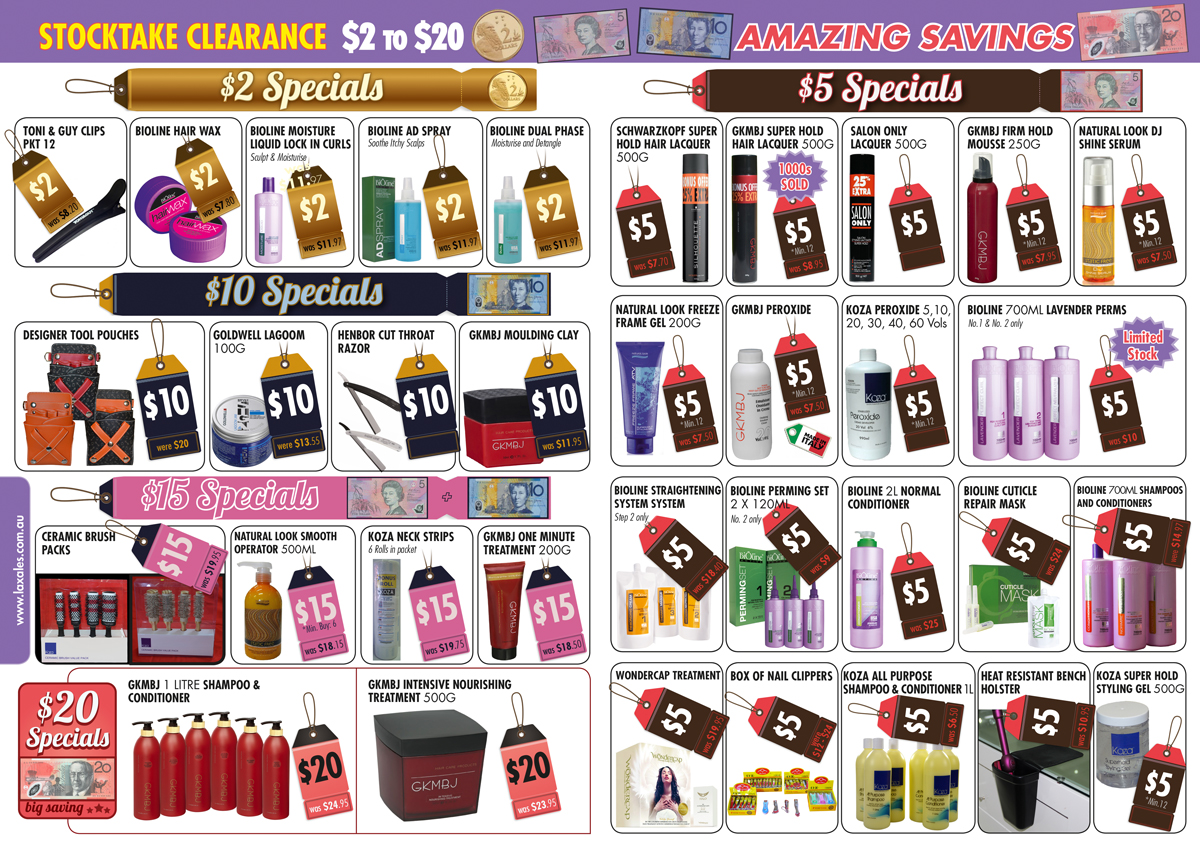 Diseño de Brochure por UrbainFX para Laxales Hair and Beauty Supplies | Diseño #4213931