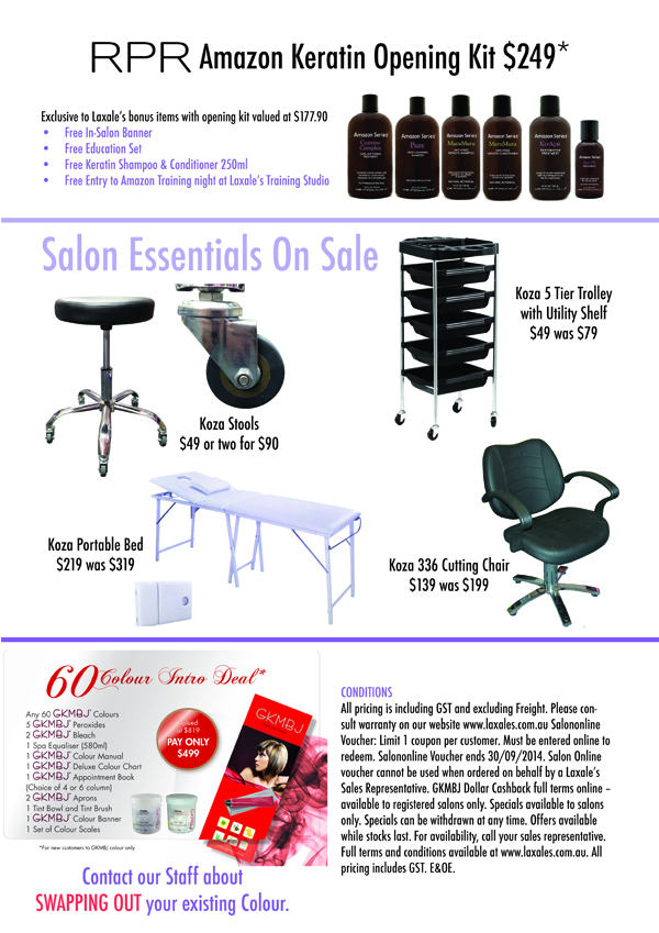 Brochure Design by  hurricanesong for Laxales Hair and Beauty Supplies | Design #4176160
