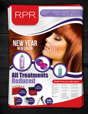 Brochure Design by ESolz Technologies for Laxales Hair and Beauty Supplies | Design #4178453