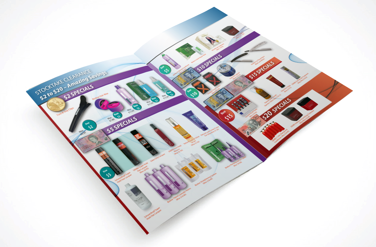 Diseño de Brochure por nafizrahat para Laxales Hair and Beauty Supplies | Diseño #4179248