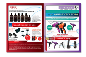 Brochure Design by nafizrahat for Laxales Hair and Beauty Supplies | Design: #4191644