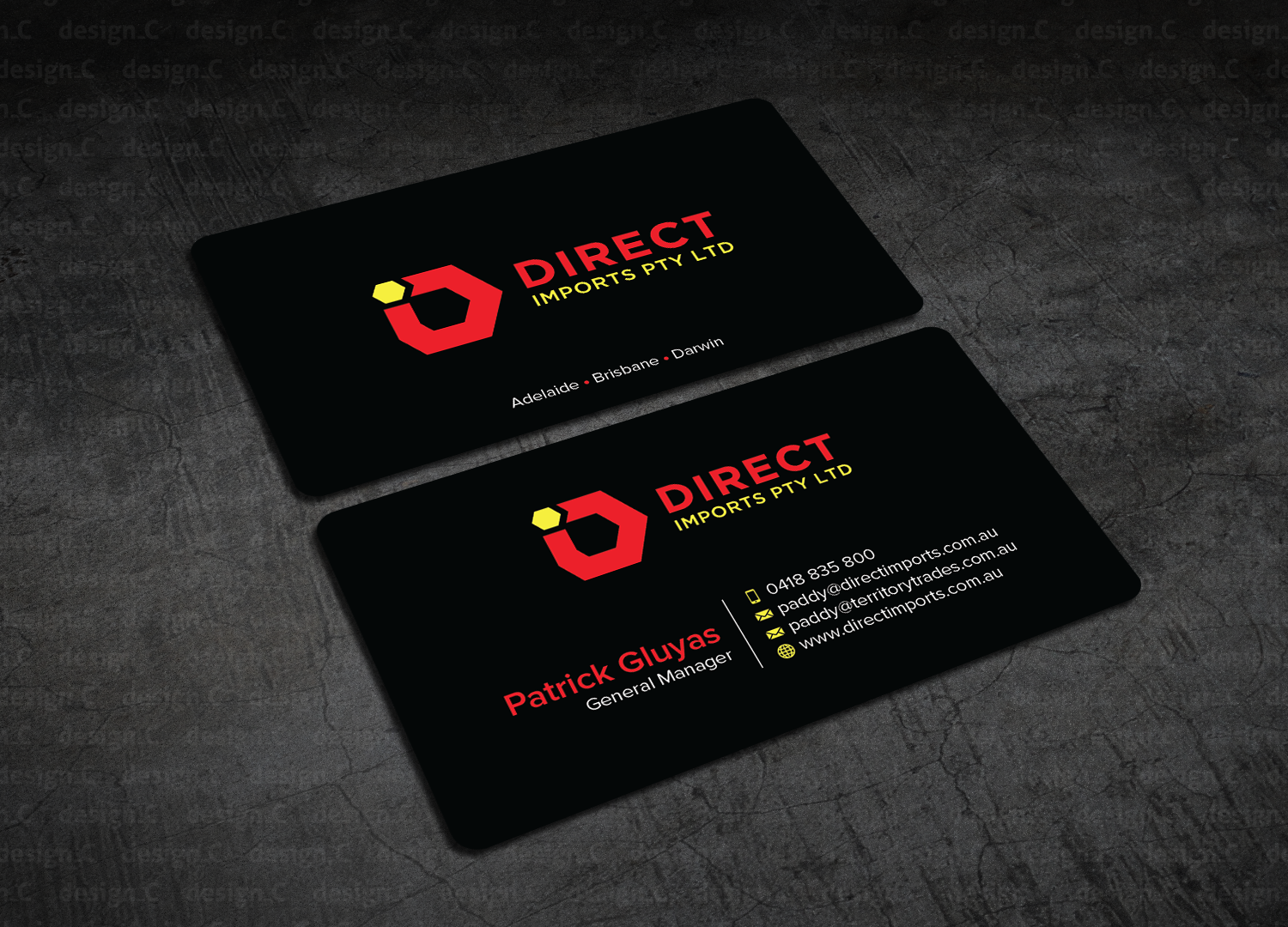 Business Card Design by design_C. for this project | Design #14372508