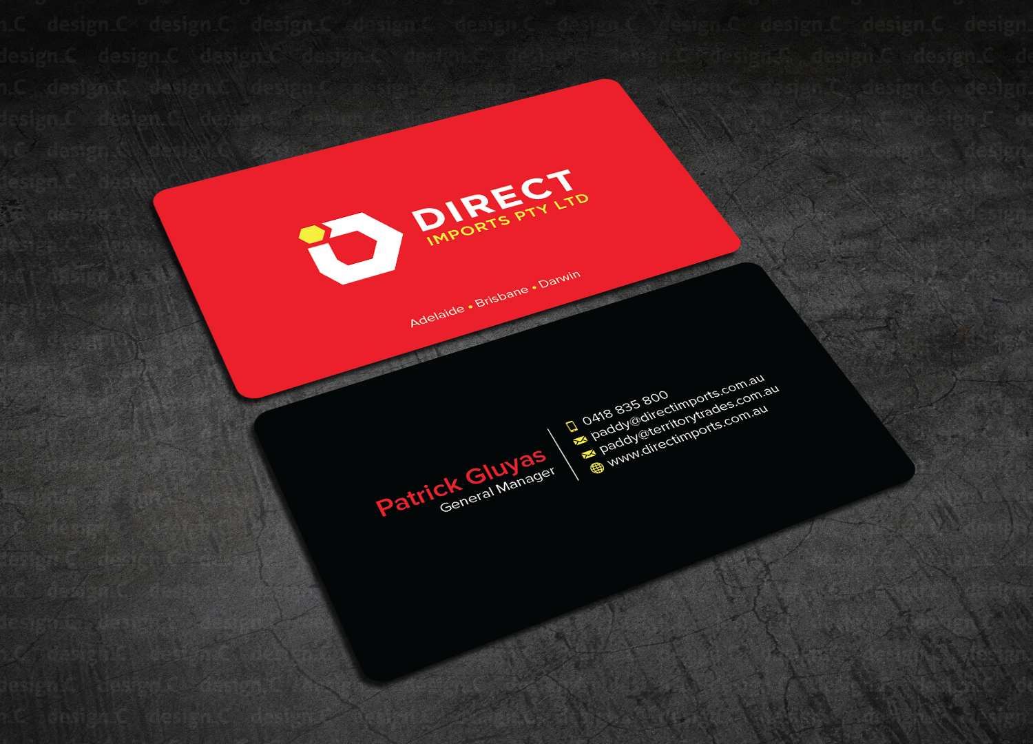 Business Card Design by design_C. for this project | Design #14372510