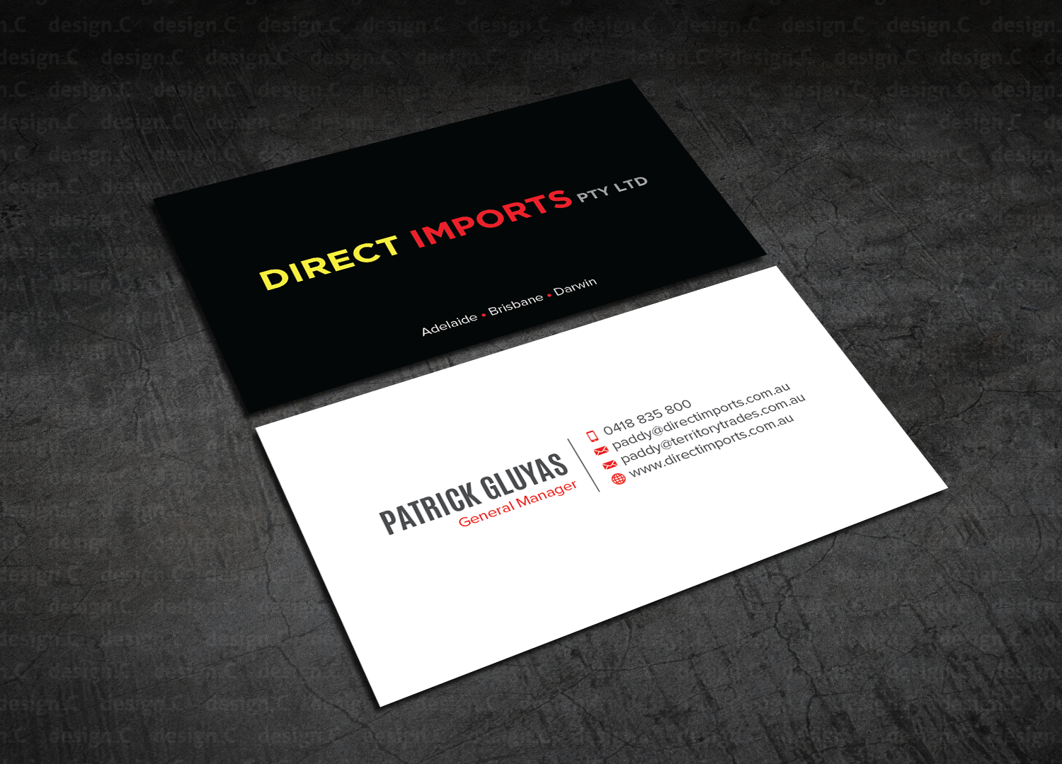 Business Card Design by design_C. for this project | Design #14372793