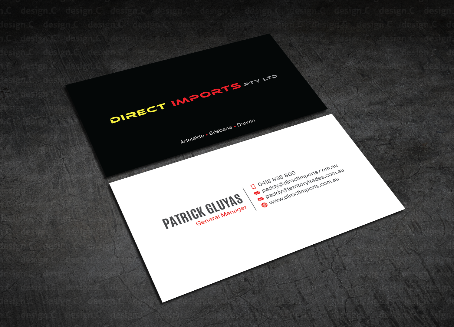 Business Card Design by design_C. for this project | Design #14372795