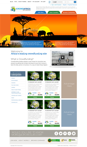 ICrowdAfrica | Web Design by ShreejiAkshar