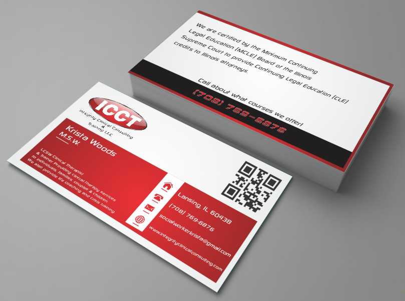 Business Card Design by AwsomeD for Integrity Clinical Consulting and Training LLC | Design #4178508