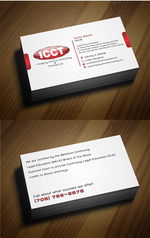 Business Card Design by AwsomeD for Integrity Clinical Consulting and Training LLC | Design: #4178512