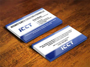 Business Card Design by Sajin for Integrity Clinical Consulting and Training LLC | Design: #4194449