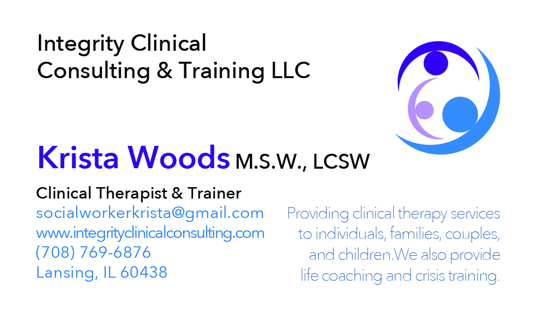 Business Card Design by  hurricanesong for Integrity Clinical Consulting and Training LLC | Design #4208485