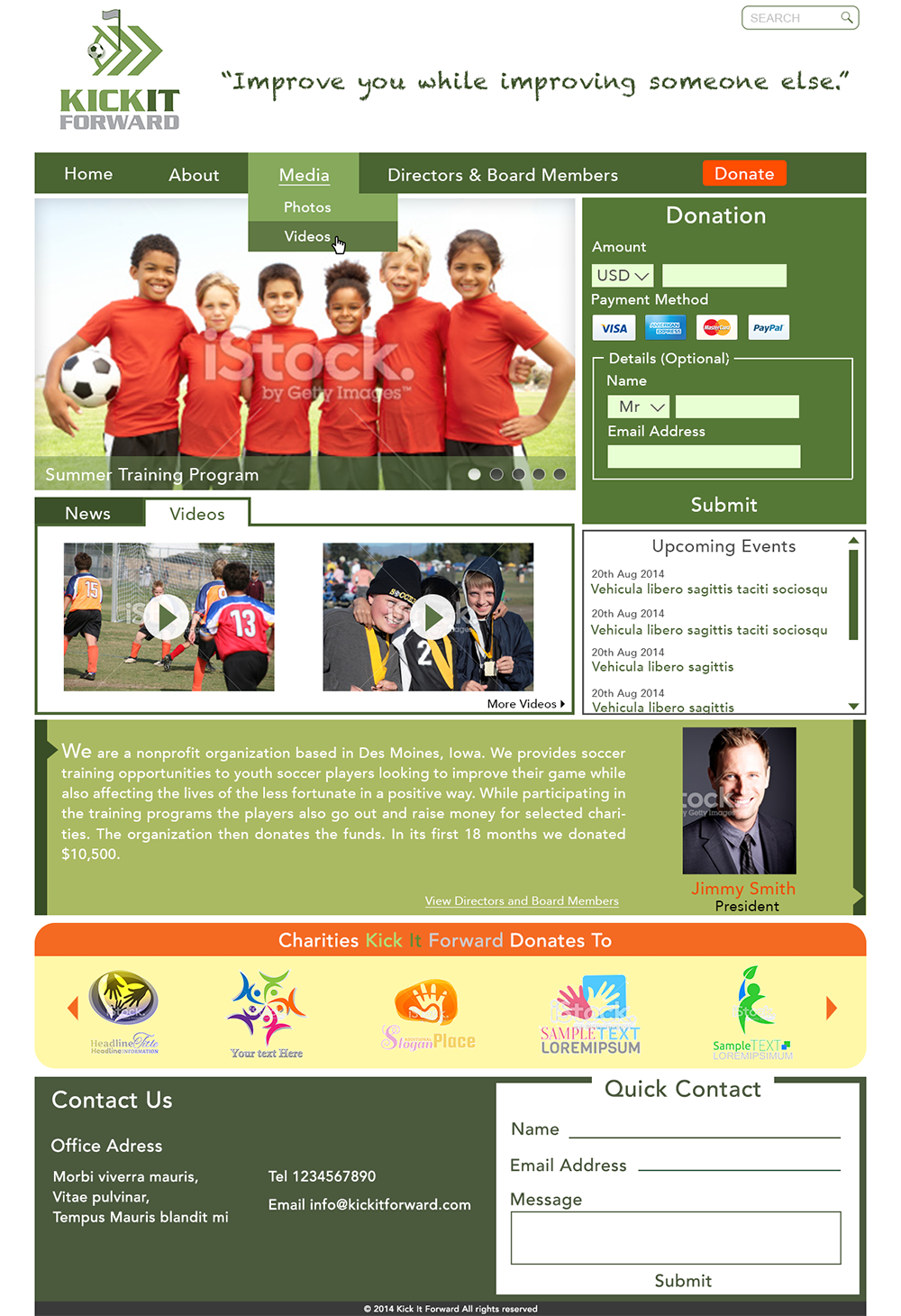 Diseño Web por Jack Viz para este proyecto | Diseño #4217541