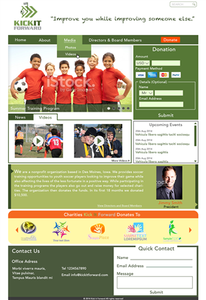 Diseño Web por Jack Viz para este proyecto | Diseño #4217541