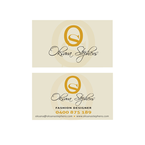 Fashion Design Business Card | Visitenkarten-Design von JACQUI