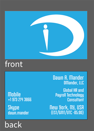 Visitenkarten-Design von Yrreb für dieses Projekt | Design: #4202052