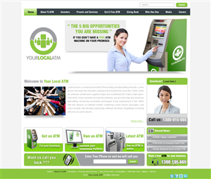 ATM Website-Great Opportunity for Portability | Wordpress Design by Mayank Patel