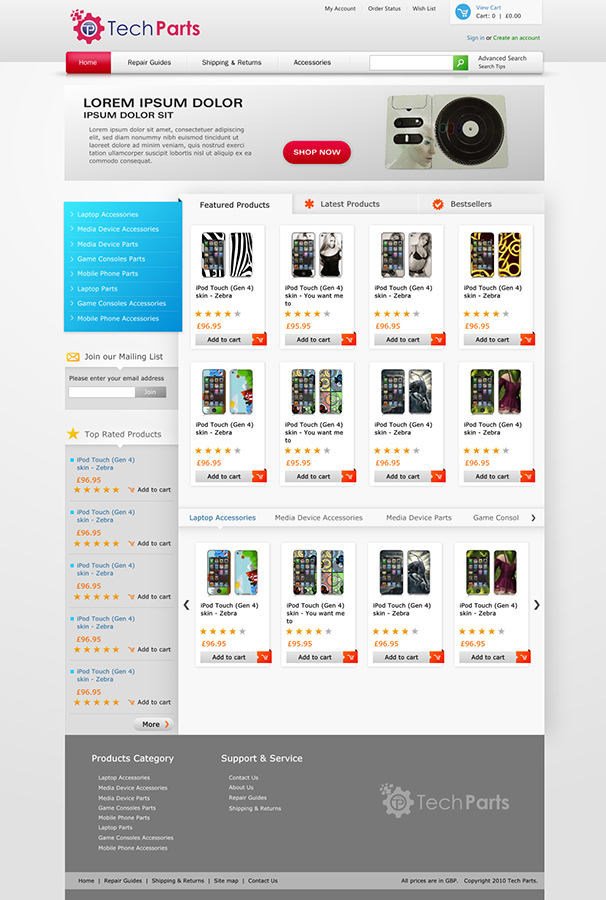 Web Design by TranceArena for this project | Design #166255