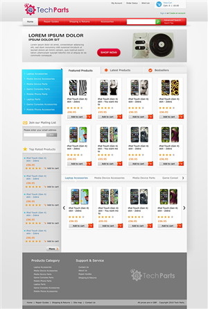 Web Design by TranceArena for this project | Design: #166256