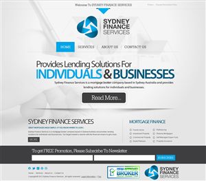 Web Design (Coded) and Project - Finance Company | Web Design by TechWise