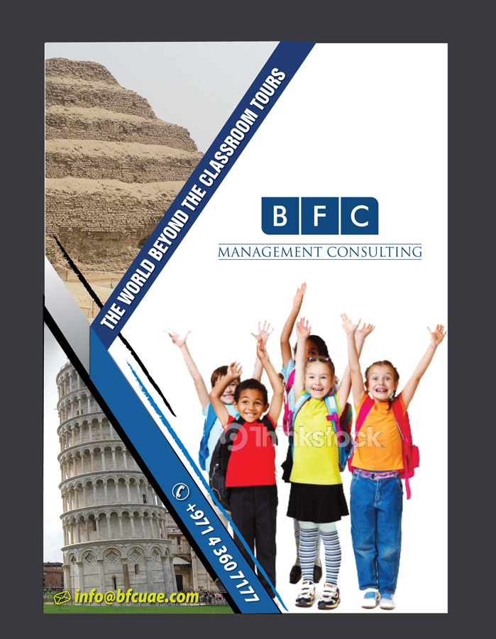 Brochure Design by Sbss for BFC Travel Management | Design #1175877