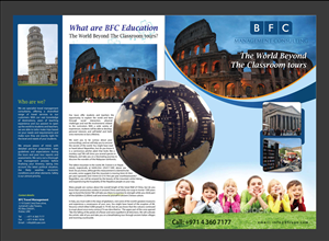 Brochure Design by Sbss for BFC Travel Management | Design: #1178941