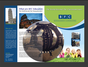 Brochure Design by Sbss for BFC Travel Management | Design: #1178945