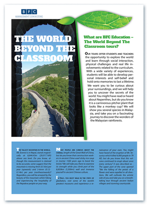 Brochure Design by Bogi for BFC Travel Management | Design: #1189151