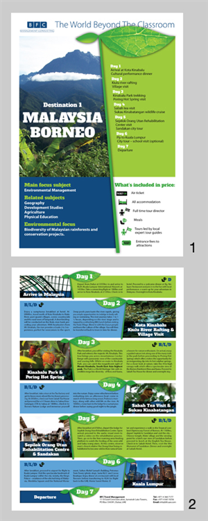 Brochure Design by Bogi for BFC Travel Management | Design: #1189177