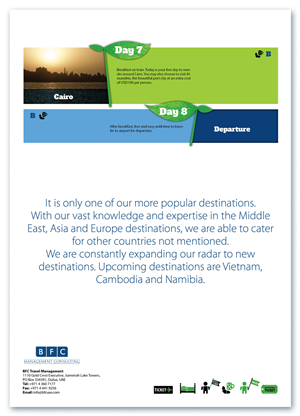 Brochure Design by Bogi for BFC Travel Management | Design: #1189200