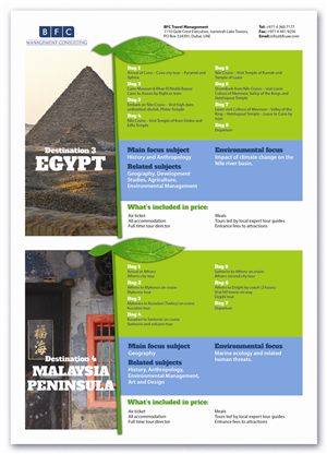 Brochure Design by Bogi for BFC Travel Management | Design: #1196490