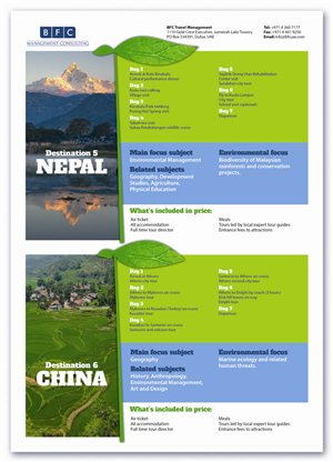 Brochure Design by Bogi for BFC Travel Management | Design: #1196493