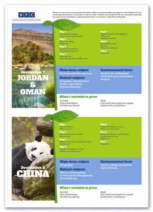 Brochure Design by Bogi for BFC Travel Management | Design: #1196495