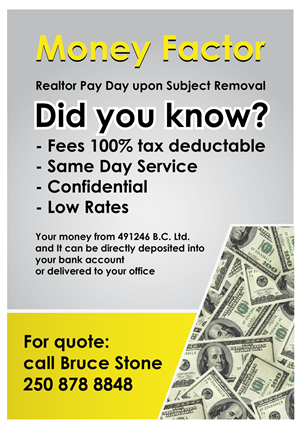 Flyer Design by A DESIGN FOR YOU for Money factor | Design #1164593