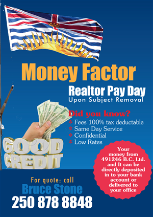 Flyer Design by Impressive Solutions for Money factor | Design: #1179416