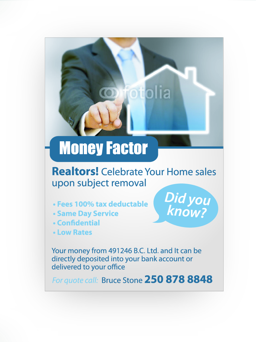 Flyer Design by DAStudioDesigns for Money factor | Design #1185798