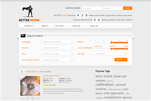 Web Design by Jagannath for Betterdating.com & DatingTurnaround.com (both online in the course of 2014) | Design: #1189420
