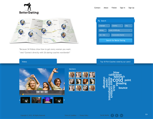Web Design by pb for Betterdating.com & DatingTurnaround.com (both online in the course of 2014) | Design: #1178036