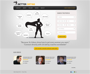 Web Design par pb pour Betterdating.com & DatingTurnaround.com (both online in the course of 2014) | Design : #1178067