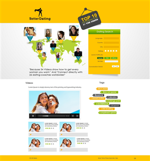 Web Design par pb pour Betterdating.com & DatingTurnaround.com (both online in the course of 2014) | Design : #1178078