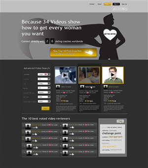 Diseño Web por Zoe  para Betterdating.com & DatingTurnaround.com (both online in the course of 2014) | Diseño: #1181870