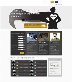 Diseño Web por Zoe  para Betterdating.com & DatingTurnaround.com (both online in the course of 2014) | Diseño: #1181890