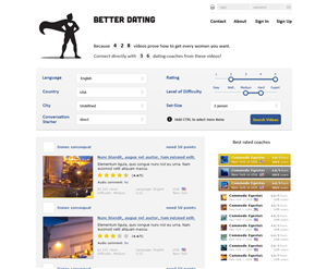 Diseño Web por Veleriq para Betterdating.com & DatingTurnaround.com (both online in the course of 2014) | Diseño: #1195161